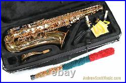 Gold Tenor Saxophone New in Case Masterpiece