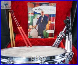 Grail Alert Ludwig Vintage Chrome Over Brass Lm400 Supraphonic Snare Drum