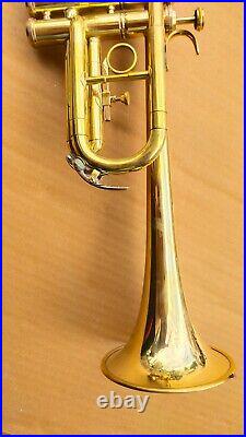 Great Offer Brass Flat C Trumpet Free Hard Case+ Mouthpiece MUSIC BRS