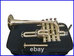 Great Piccolo Trumpet Bb/a Trumpet Brass Musical Instruments With Case Mouthpiec