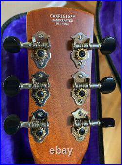 Gretsch G9201 Honey Dipper Round-Neck Brass Body Resonator Guitar, new HSC