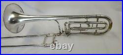 HN White KING 1480 5B trombone 1965 Silver (780)