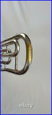 HN White KING 1480 5B trombone 1965 Silver (780)