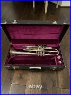 HN White King Liberty Bb Trumpet 1921, Serial #49111, Case, All Parts