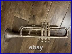 HN White King Liberty Bb Trumpet 1921, Serial #49111, Case, All Parts