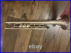 HN White King Liberty Bb Trumpet 1921, Serial #49111, Case, All Parts