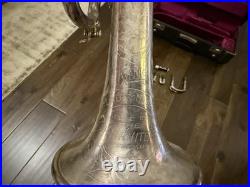 HN White King Liberty Bb Trumpet 1921, Serial #49111, Case, All Parts