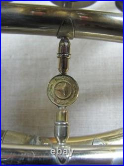 HOLTON MH101 MARCHING MELLOPHONE ELKHORN WI USA VINTAGE WithCASE COSMETIC ISSUES
