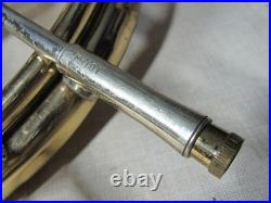 HOLTON MH101 MARCHING MELLOPHONE ELKHORN WI USA VINTAGE WithCASE COSMETIC ISSUES