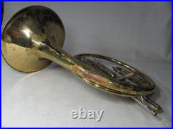 HOLTON MH101 MARCHING MELLOPHONE ELKHORN WI USA VINTAGE WithCASE COSMETIC ISSUES