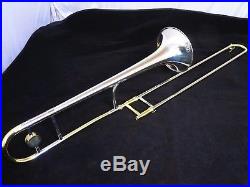 H. N. White King 2B Silversonic, Rare U. S. Navy Vintage Trombone