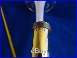 H. N. White King Silvertone Trombone, Vintage, Gold and Sterling Silver Bell