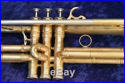 Henri Selmer Paris K-Modified 24B Trumpet Raw Brass Satin Finish withcase, mpc
