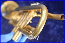 Henri Selmer Paris K-Modified 24B Trumpet Raw Brass Satin Finish withcase, mpc