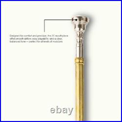 Herald Flag Trumpet in Bb Brass Finish with Case and Mouthpiece for Parade-Band