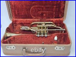 Holton Collegiate Trumpet 1965 With Mouthpiece And Original Hardcase S/N 386783