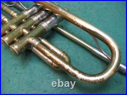 Holton Model 45 Trumpet 1950 Reconditioned Original Case & Bach 5C MP