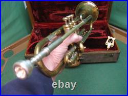 Holton Model 45 Trumpet 1950 Reconditioned Original Case & Bach 5C MP