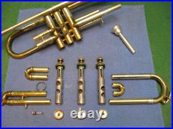 Holton Model 45 Trumpet 1950 Reconditioned Original Case & Bach 5C MP