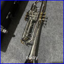 Instrumental Trumpet B Flat Silver Gold Key Trumpet Instrument #2023New