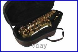 Intermediate ALTO SAXOPHONE GOLD LACQUER Eb Key Shop Adjusted Best Value