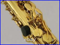 Intermediate ALTO SAXOPHONE GOLD LACQUER Eb Key Shop Adjusted Best Value