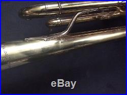 JANUARY GIFT $ALE $$ VINTAGE BENGE LA LARGE BORE 6 BELL RAW BRASS Bb TRUMPET