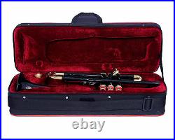 JAZZ AND HERITAGE FEST Black, Trumpet with free hard case +mouthpiece + Bb Pitch
