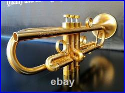 JP by Taylor Satin Gold Custom Bb Trumpet- Professional (small finish details)