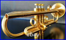 JP by Taylor U. K. Satin Gold Custom Bb Trumpet- Professional (Heavy Weight)