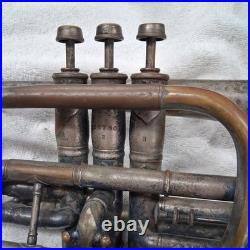 J. W. York & Sons New Model Monarch Cornet c. 1908 Mouthpiece, Silver