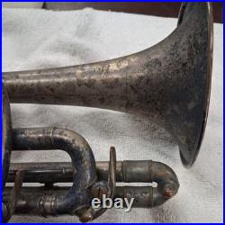 J. W. York & Sons New Model Monarch Cornet c. 1908 Mouthpiece, Silver