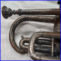 J. W. York & Sons New Model Monarch Cornet c. 1908 Mouthpiece, Silver
