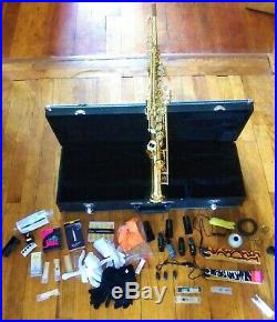 Julius Keilwerth ST 90 Soprano Saxophone + 4 Mouthpieces and Other Accessories