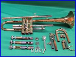Jupiter 606MR? Refurbished Brass Trumpet Marching with Deluxe Case and 7c MP