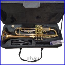 Jupiter Bb Gold Brass Trumpet with Mouthpiece Valve oil and Case Brass Trumpet