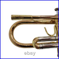 Jupiter Bb Gold Brass Trumpet with Mouthpiece Valve oil and Case Brass Trumpet