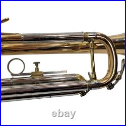 Jupiter Bb Gold Brass Trumpet with Mouthpiece Valve oil and Case Brass Trumpet