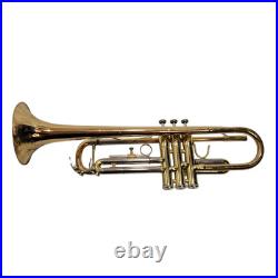 Jupiter Bb Gold Brass Trumpet with Mouthpiece Valve oil and Case Brass Trumpet