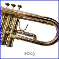 Jupiter Bb Gold Brass Trumpet with Mouthpiece Valve oil and Case Brass Trumpet