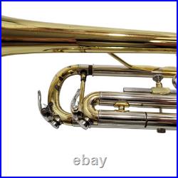 Jupiter Bb Trumpet with Mouthpiece Valve oil and Case Brass Trumpet