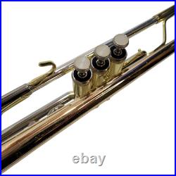 Jupiter Bb Trumpet with Mouthpiece Valve oil and Case Brass Trumpet
