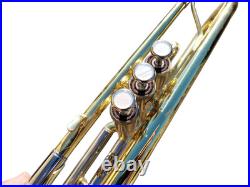 Jupiter Bb Trumpet with Mouthpiece Valve oil and Case Brass Trumpet