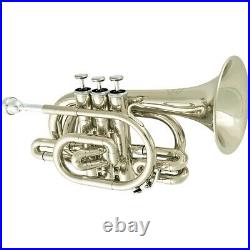 Jupiter JTR710 Series Bb Pocket Trumpet JTR710S Silver
