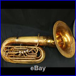 KING Bell Front 1241 4 Valve Tuba Rough but SOLID 4 AVAILABLE