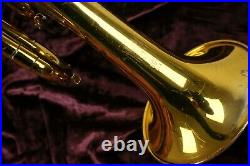 KING Tempo II 601 Bb Trumpet with Benge 7C Mouthpiece & Case CLEAN & SERVICED