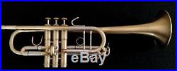 Kanstul Made Zeus Guarnerius Professional C Trumpet w Extra Caps & Slide, Case