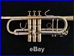 Kanstul Made Zeus Guarnerius Professional C Trumpet w Extra Caps & Slide, Case