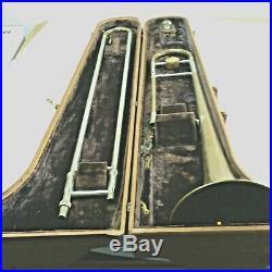 King 2B Liberty Slide Trombone H. N WHITE CO Cleveland Ohio 230783 Case Vintage