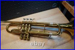 King 601 Bb Trumpet Brass Lacquered 3 Piston Gold with Mouthpiece